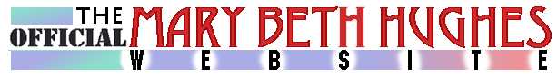 the official mary beth hughes web site masthead